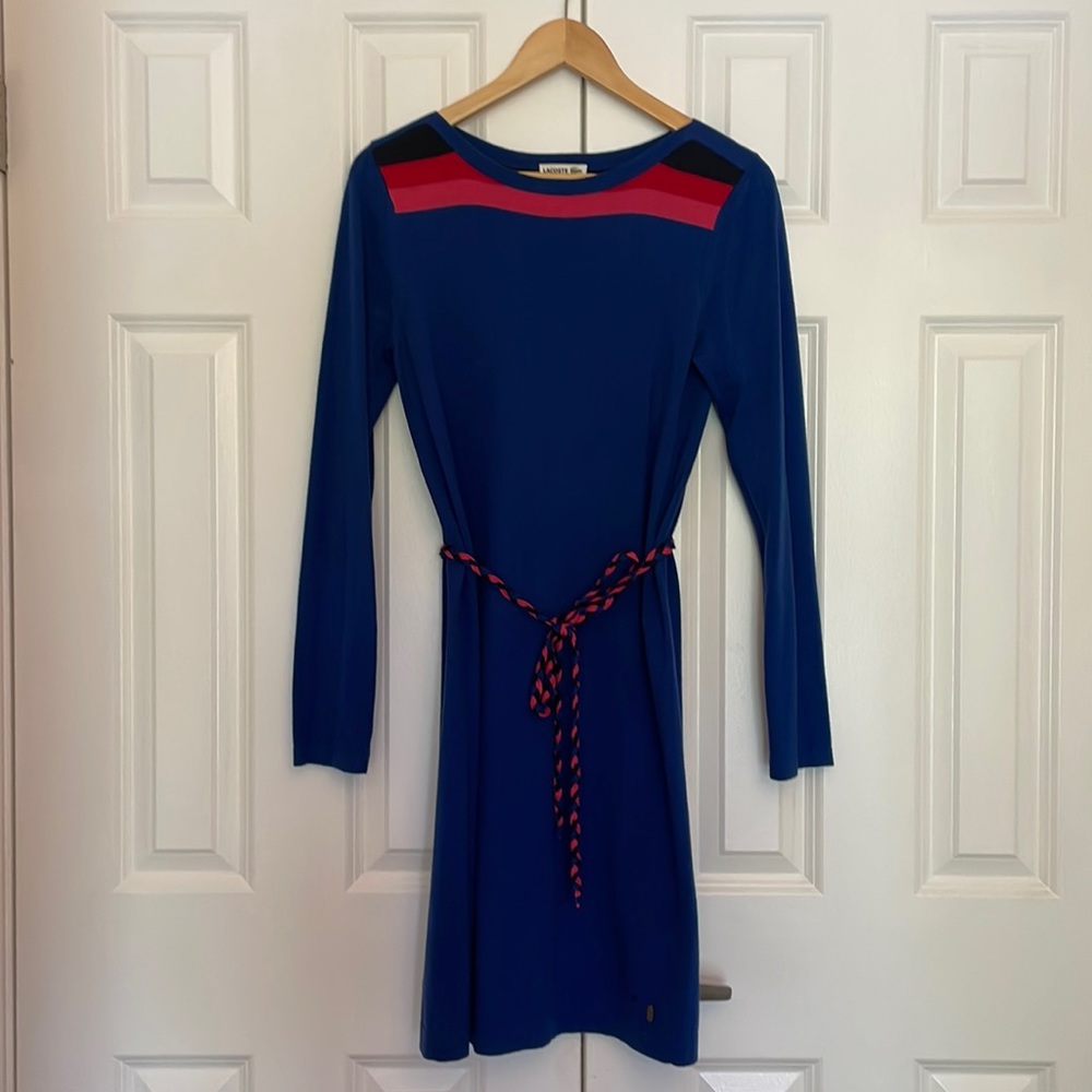 Lacoste Knit Sweater Dress